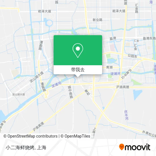 小二海鲜烧烤地图