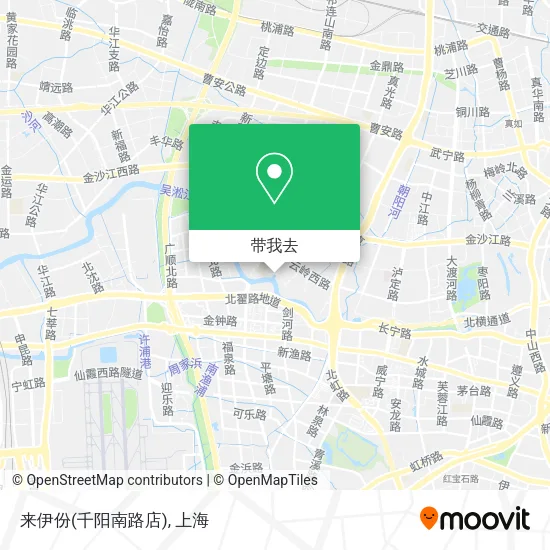来伊份(千阳南路店)地图