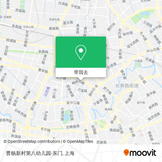 曹杨新村第八幼儿园-东门地图