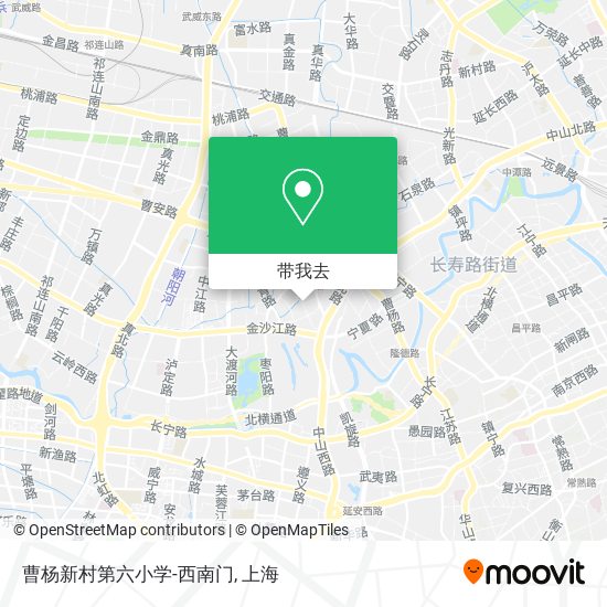 曹杨新村第六小学-西南门地图