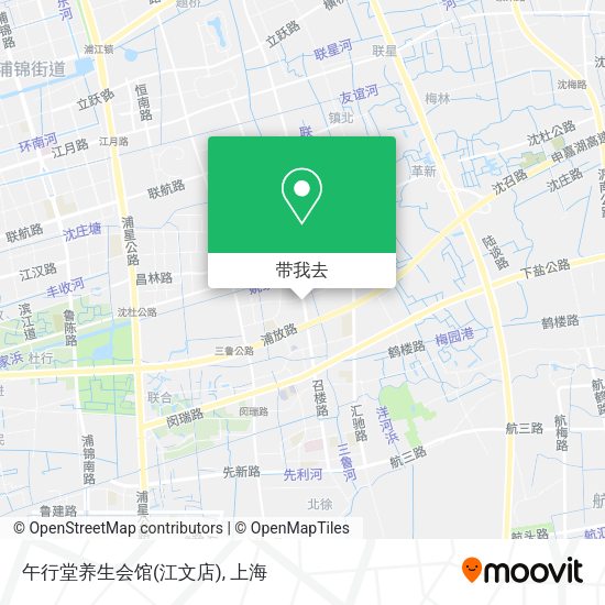 午行堂养生会馆(江文店)地图