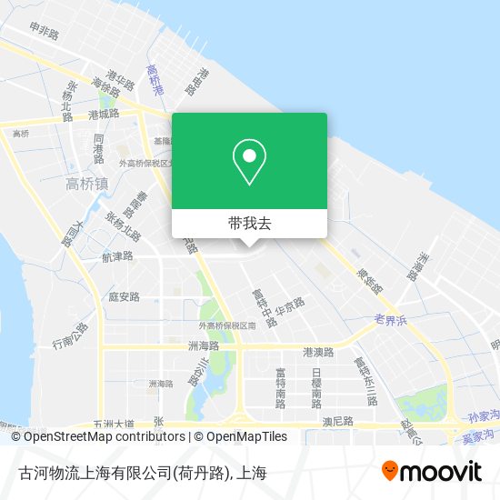 古河物流上海有限公司(荷丹路)地图