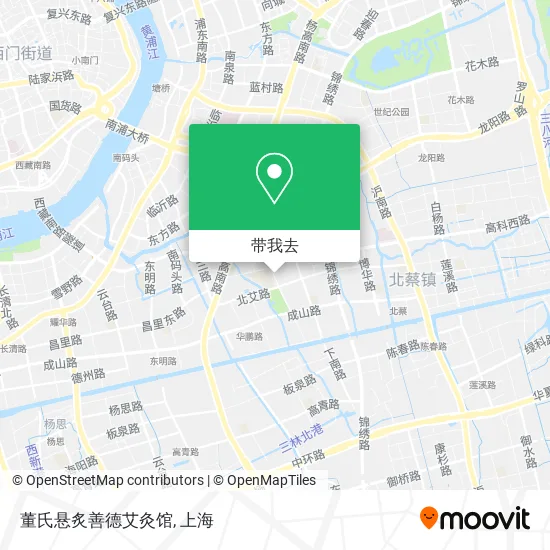 董氏悬炙善德艾灸馆地图