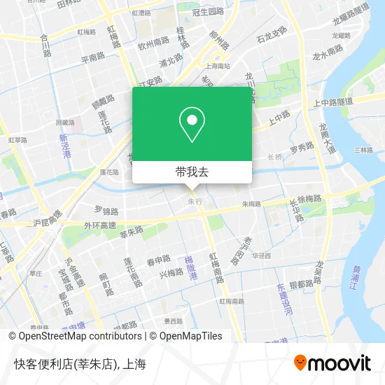 快客便利店(莘朱店)地图