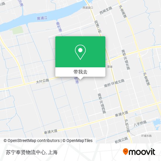 苏宁奉贤物流中心地图