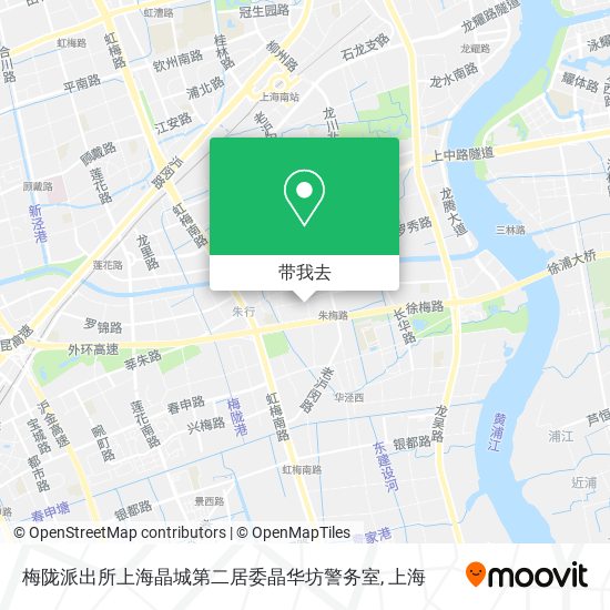 梅陇派出所上海晶城第二居委晶华坊警务室地图
