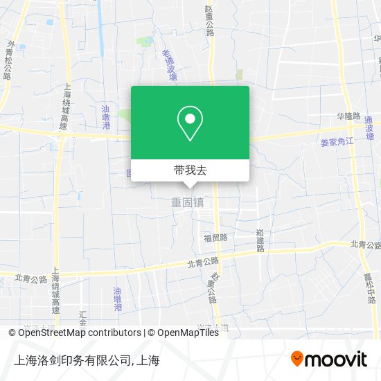 上海洛剑印务有限公司地图