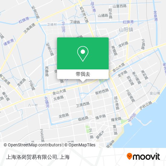 上海洛岗贸易有限公司地图