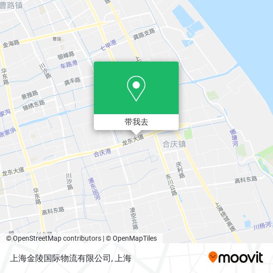 上海金陵国际物流有限公司地图