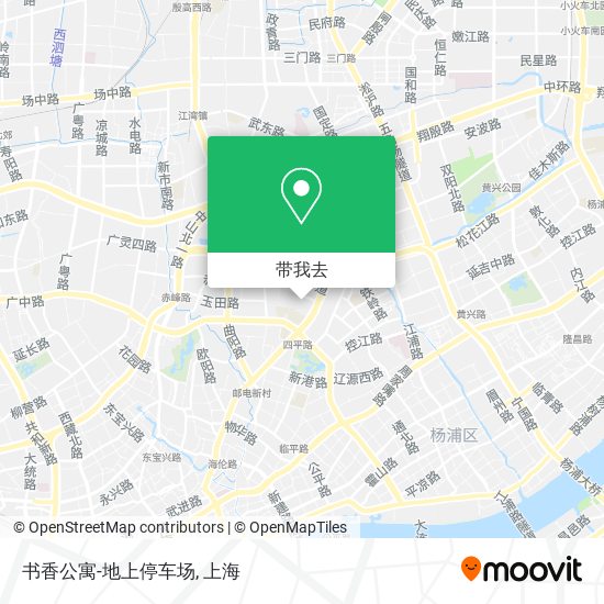 书香公寓-地上停车场地图