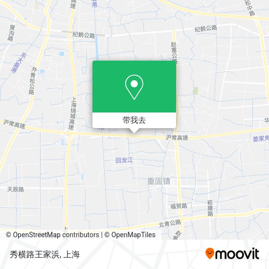 秀横路王家浜地图