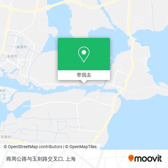 商周公路与玉则路交叉口地图