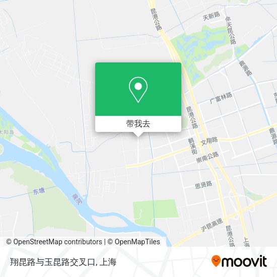 翔昆路与玉昆路交叉口地图