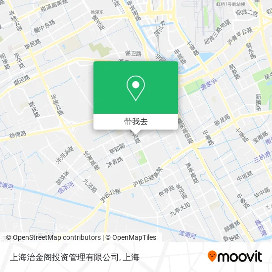 上海治金阁投资管理有限公司地图