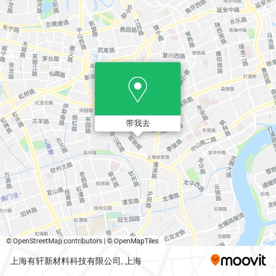 上海有轩新材料科技有限公司地图