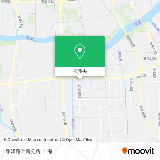 张泽路叶新公路地图