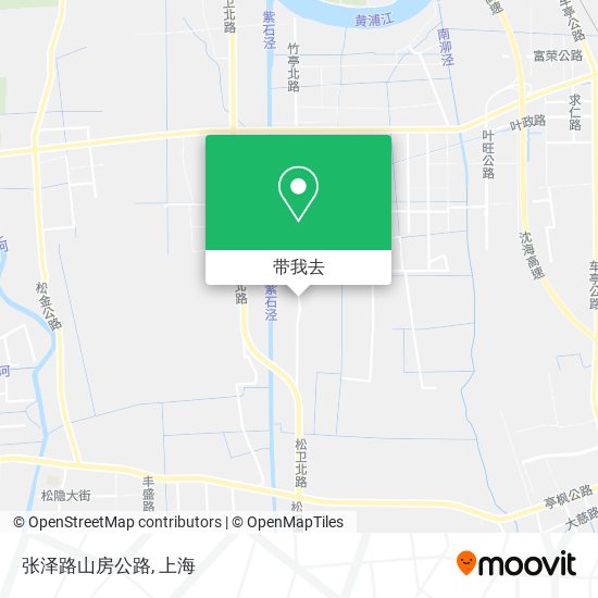 张泽路山房公路地图