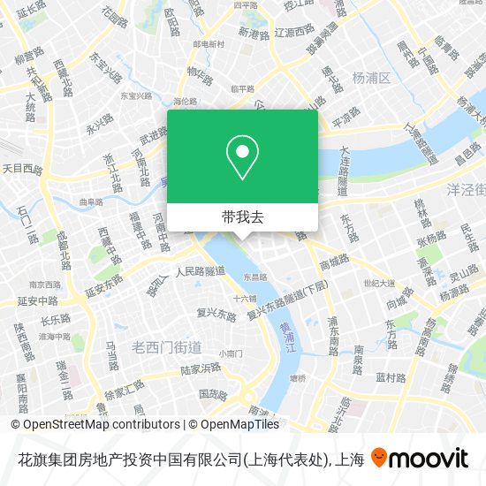 花旗集团房地产投资中国有限公司(上海代表处)地图