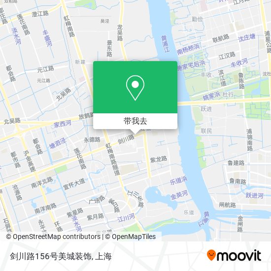 剑川路156号美城装饰地图