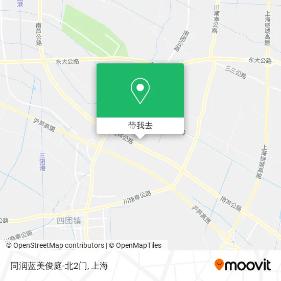 同润蓝美俊庭-北2门地图