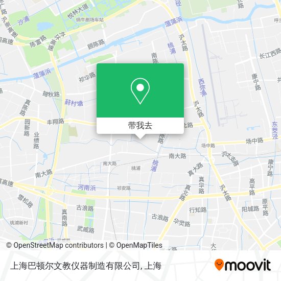 上海巴顿尔文教仪器制造有限公司地图