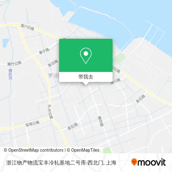 浙江物产物流宝丰冷轧基地二号库-西北门地图