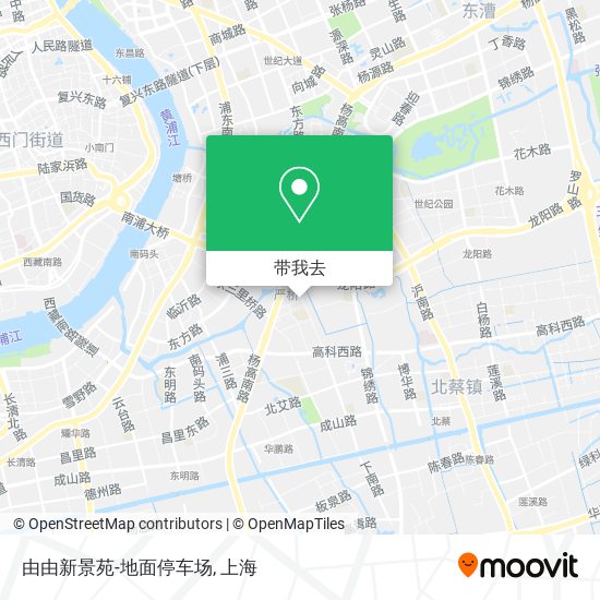 由由新景苑-地面停车场地图