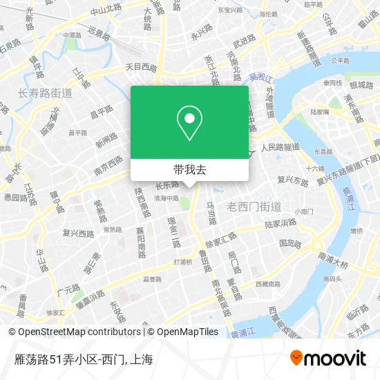 雁荡路51弄小区-西门地图