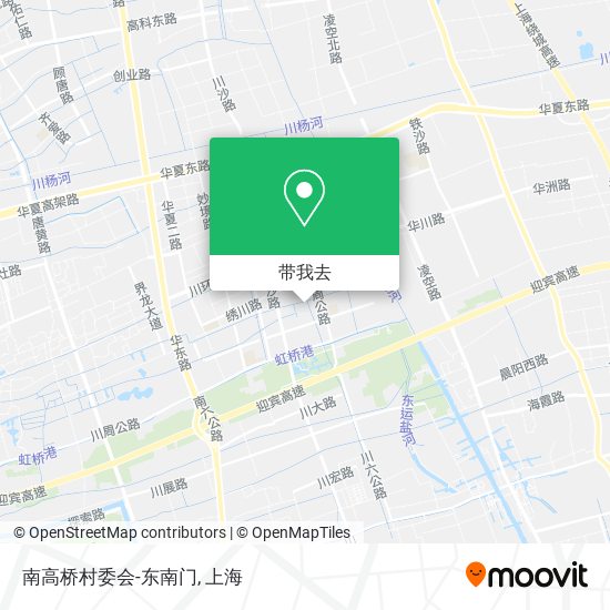 南高桥村委会-东南门地图