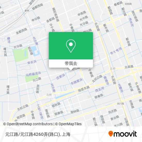 元江路/元江路4260弄(路口)地图