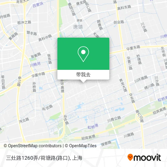 三灶路1260弄/荷塘路(路口)地图