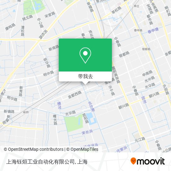 上海钰烜工业自动化有限公司地图