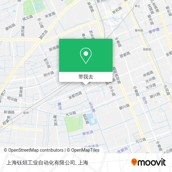 上海钰烜工业自动化有限公司地图