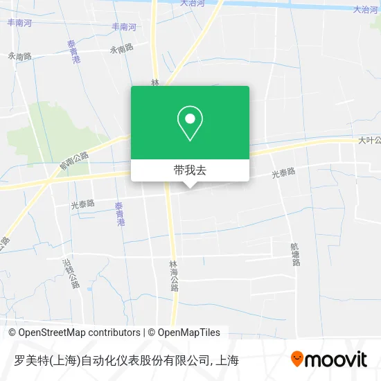罗美特(上海)自动化仪表股份有限公司地图