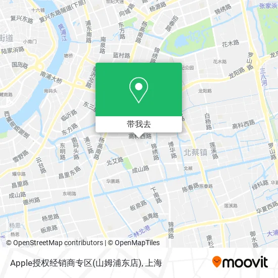 Apple授权经销商专区(山姆浦东店)地图