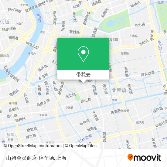 山姆会员商店-停车场地图
