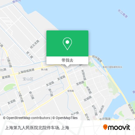 上海第九人民医院北院停车场地图