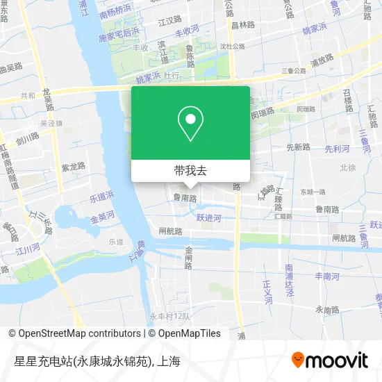 星星充电站(永康城永锦苑)地图
