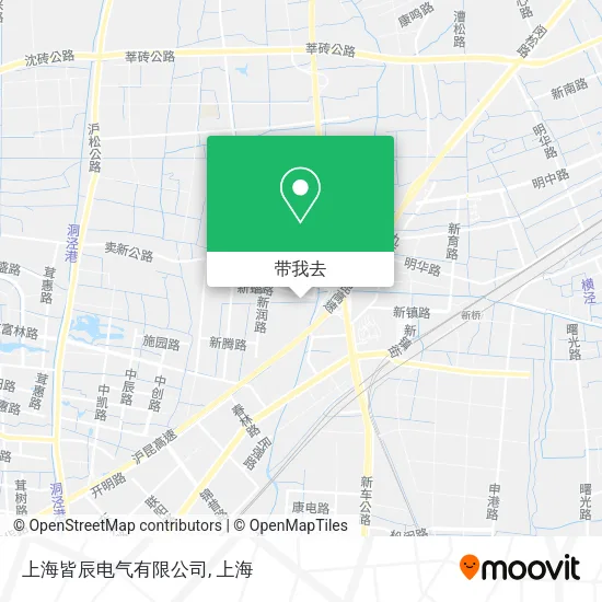 上海皆辰电气有限公司地图