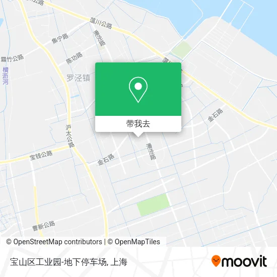 宝山区工业园-地下停车场地图