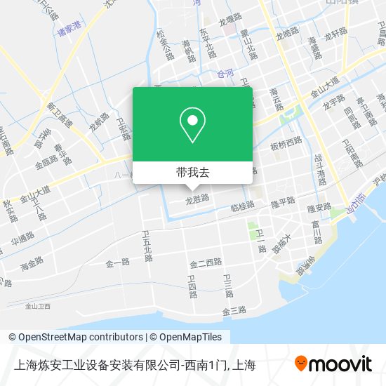 上海炼安工业设备安装有限公司-西南1门地图