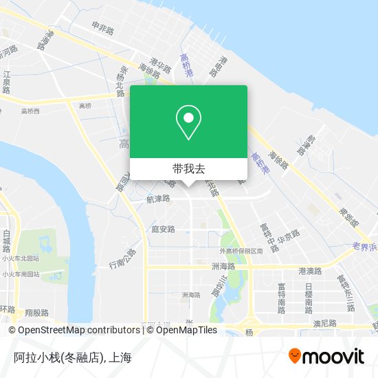 阿拉小栈(冬融店)地图