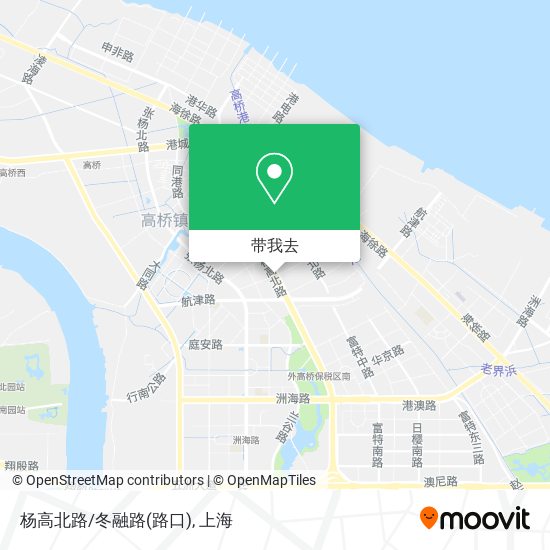 杨高北路/冬融路(路口)地图