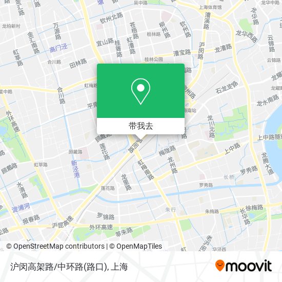 沪闵高架路/中环路(路口)地图