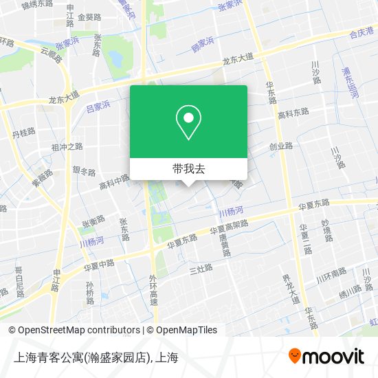 上海青客公寓(瀚盛家园店)地图