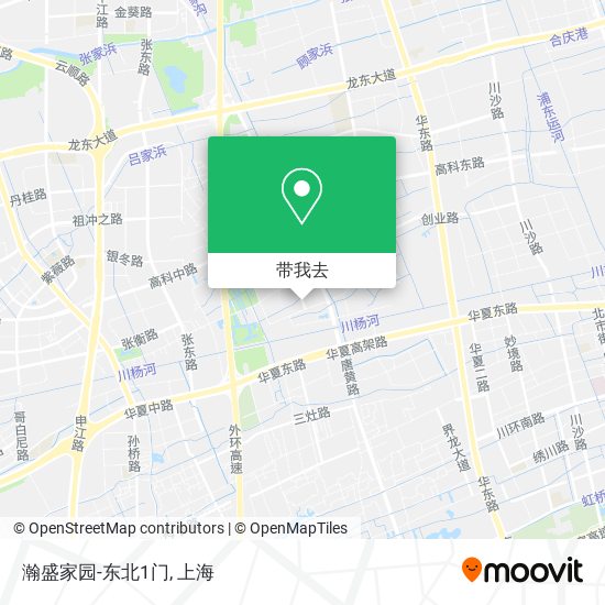 瀚盛家园-东北1门地图