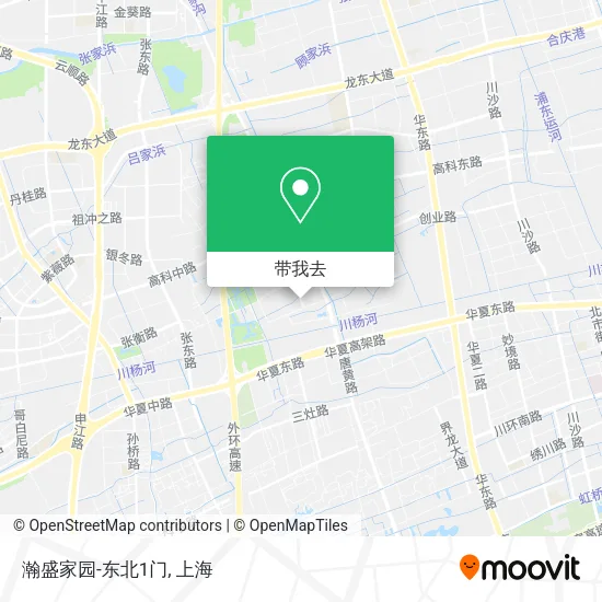 瀚盛家园-东北1门地图
