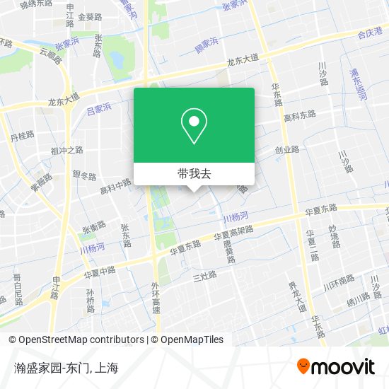 瀚盛家园-东门地图
