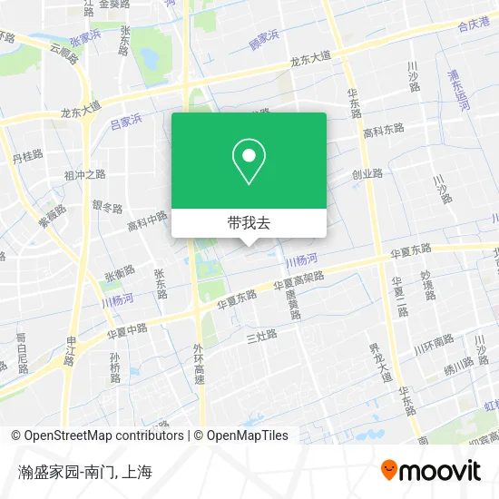 瀚盛家园-南门地图