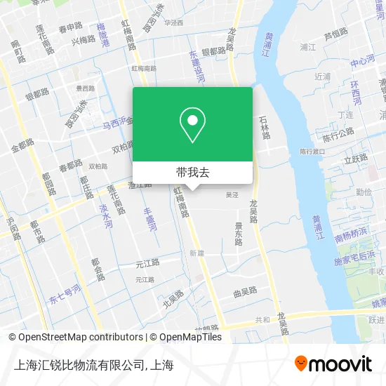 上海汇锐比物流有限公司地图